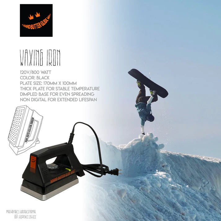 Board Butter Glide Wax - Waxing Iron
