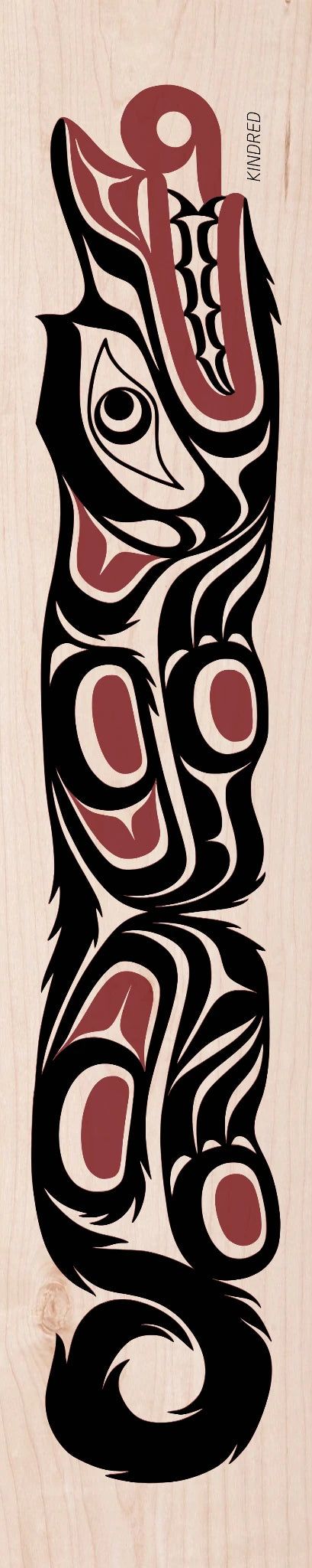 Karver Wolf stock snowboard graphic