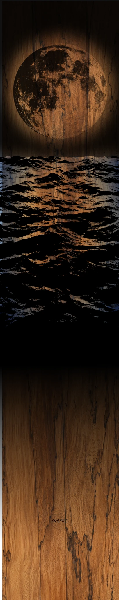 Moon Over Water stock snowboard graphic